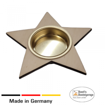 Teelichthalter Stern